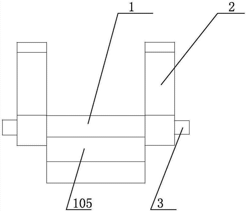 Cooperative type main turning pincer structure