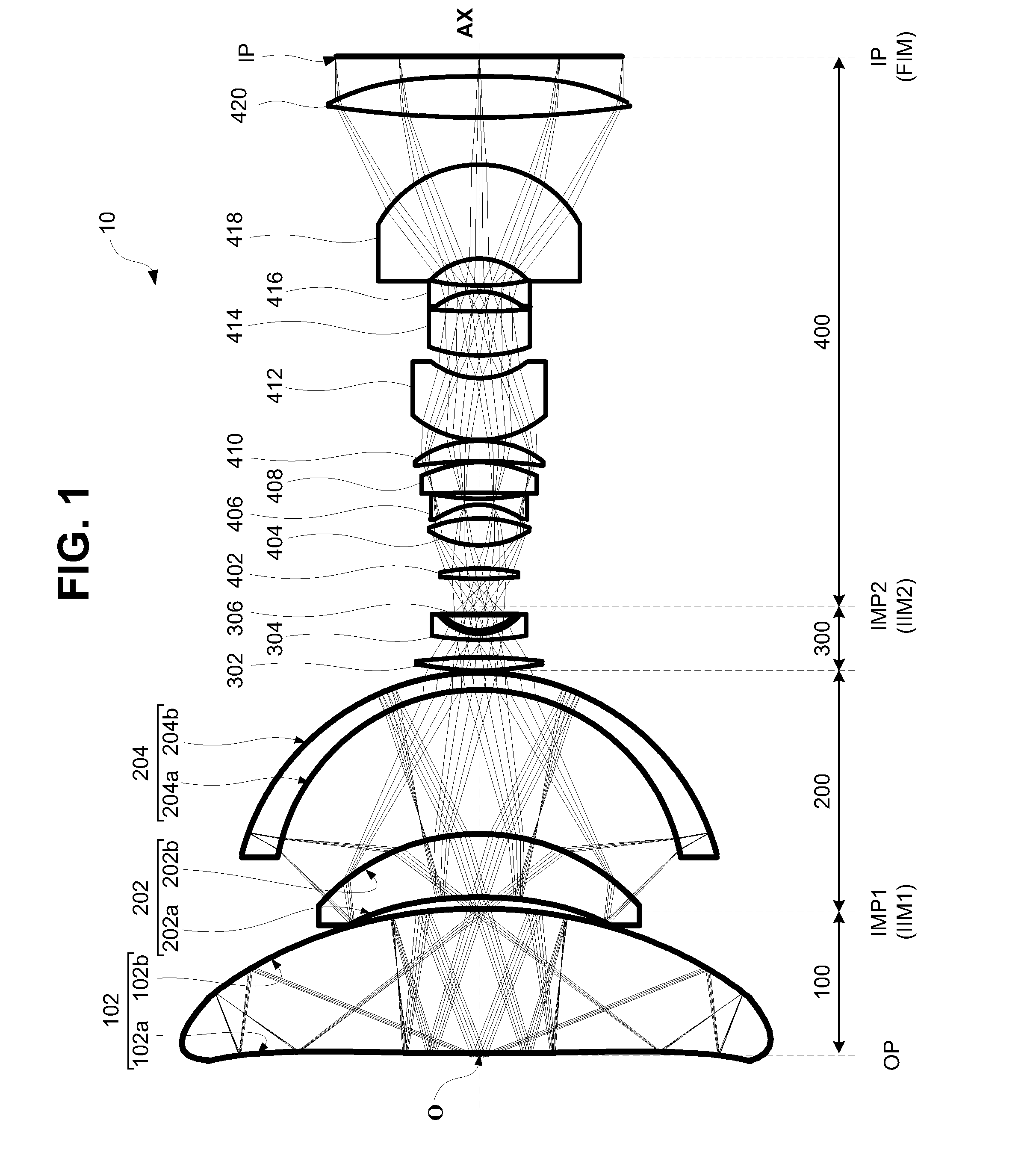 Catadioptric optical system with multi-reflection element for high numerical aperture imaging