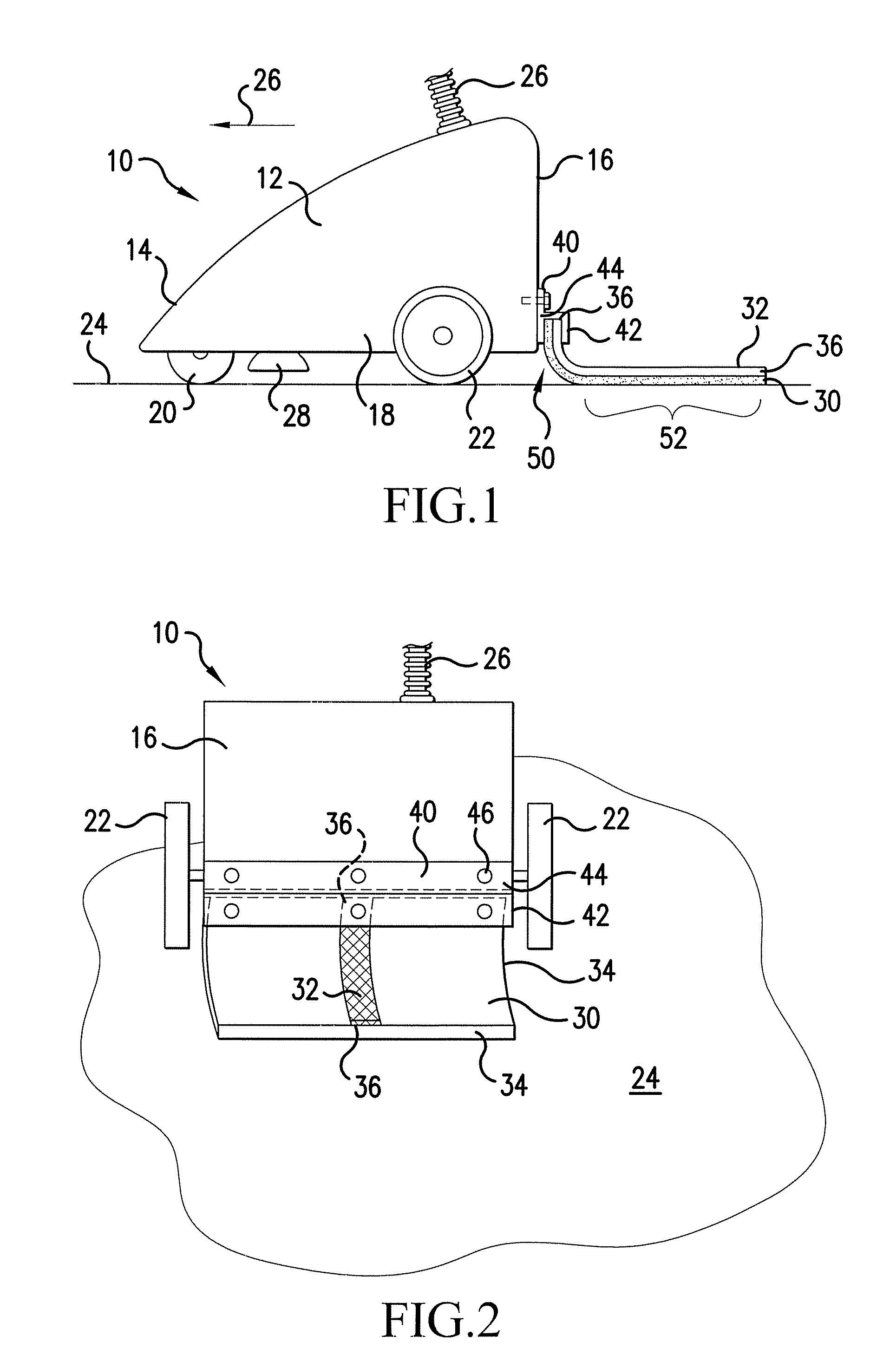 Automatic pool cleaner with flexible scrubbing panel