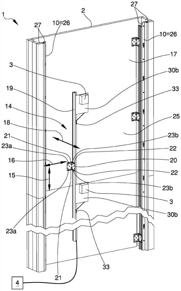 Furniture structure with lighting system