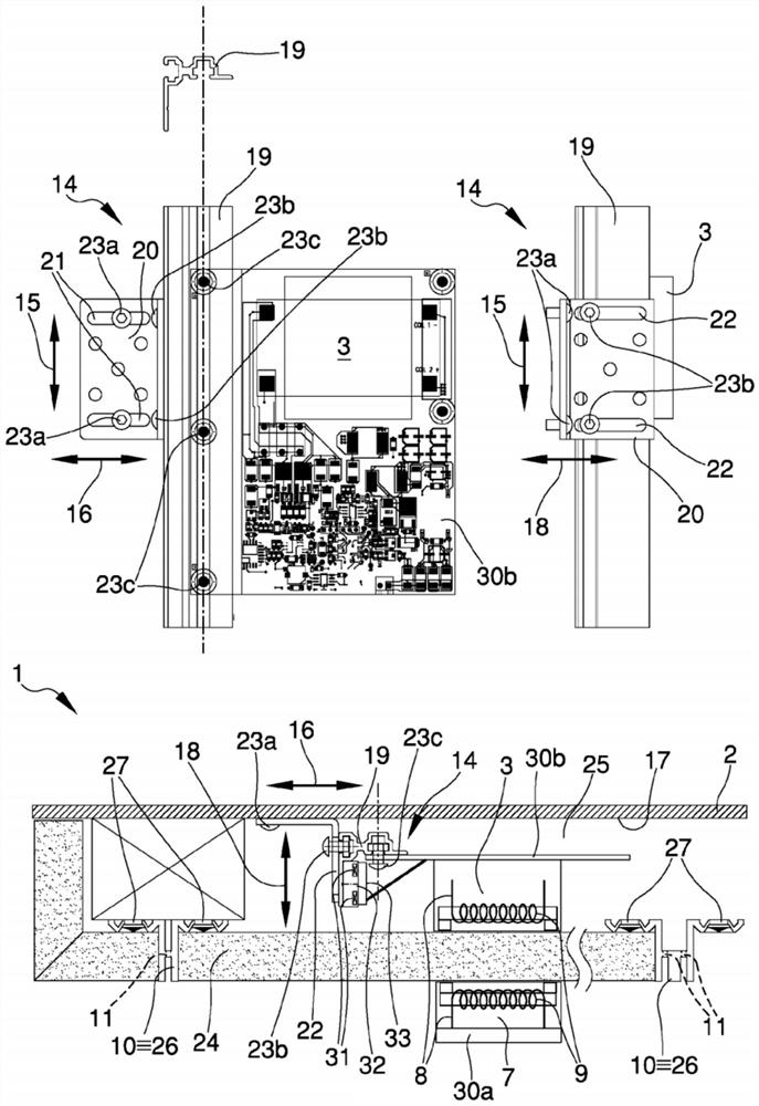 Furniture structure with lighting system