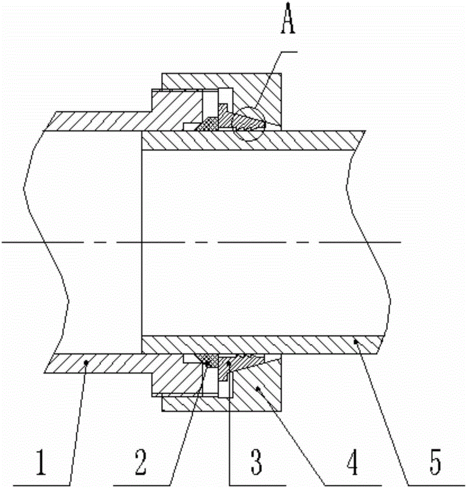 Totally-closed maintenance-free threaded fitting