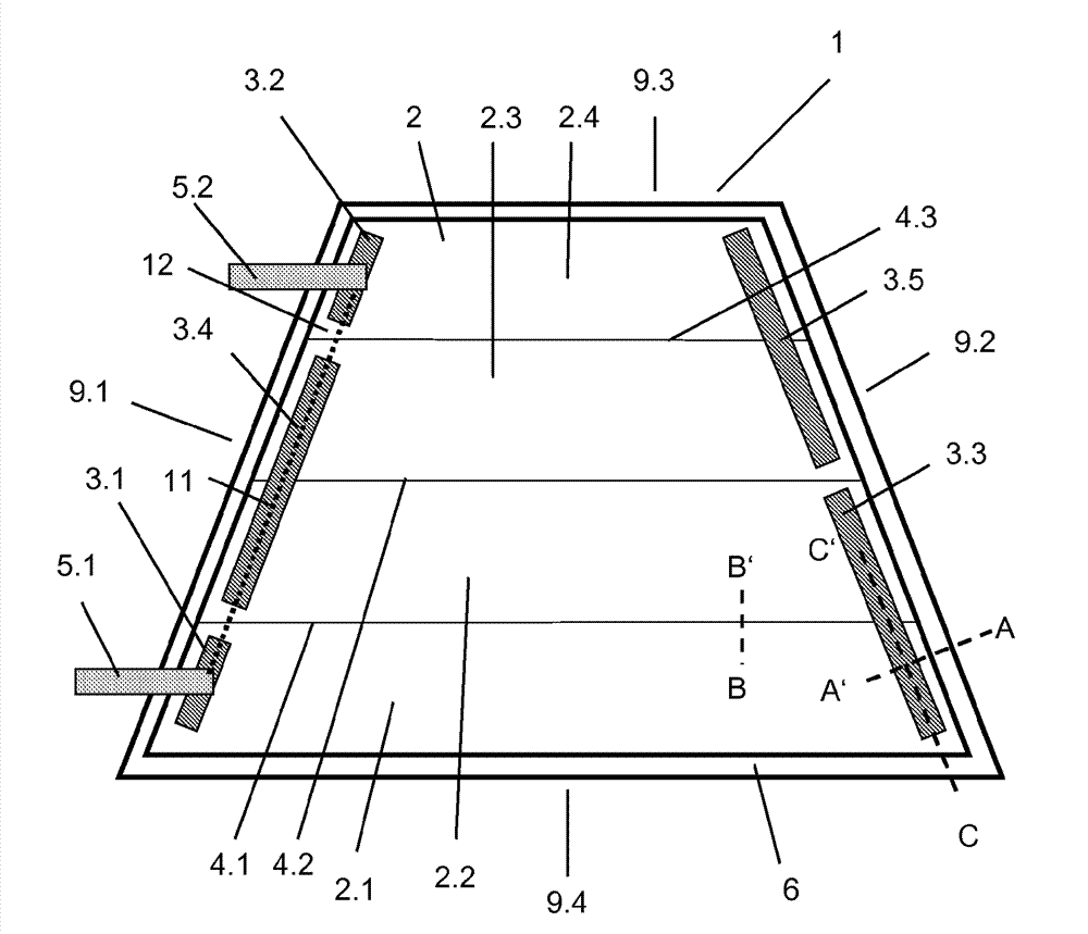 Composite pane having an electrically heatable coating