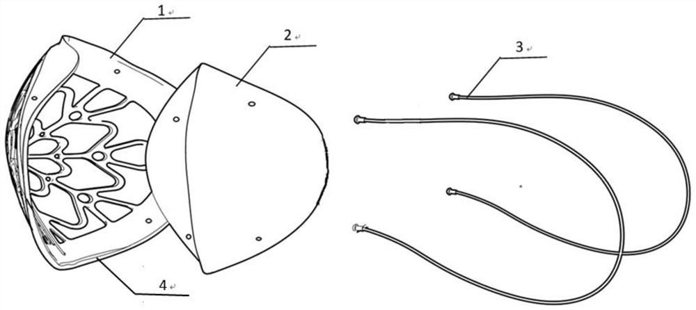 Frame type three-dimensional mask with replaceable filter membrane