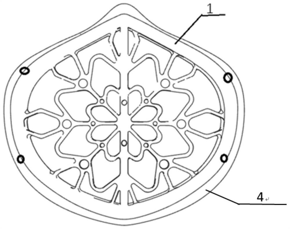 Frame type three-dimensional mask with replaceable filter membrane