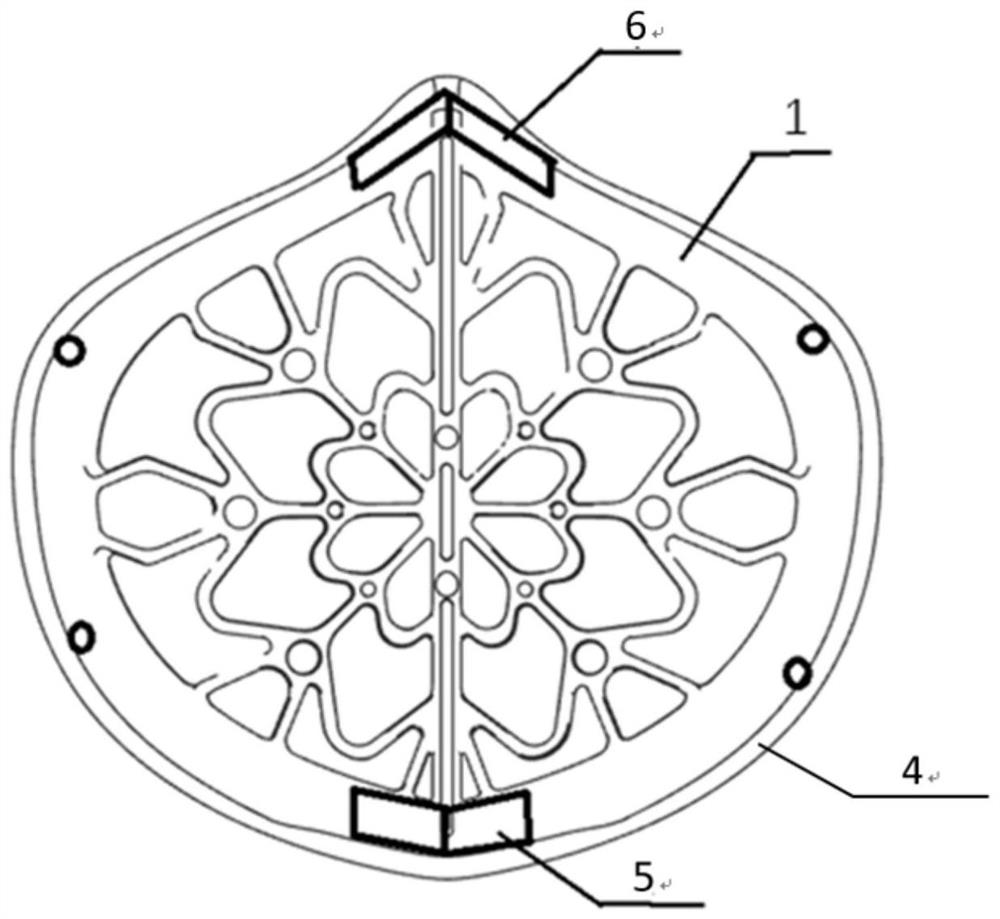 Frame type three-dimensional mask with replaceable filter membrane