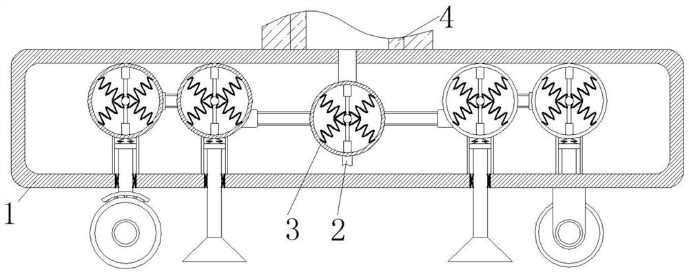 Postoperative affected limb functional exercise device for nursing patient in breast surgery department