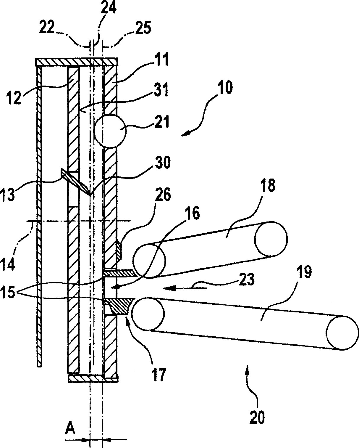 Device and method for cutting tobacco from a tobacco bale