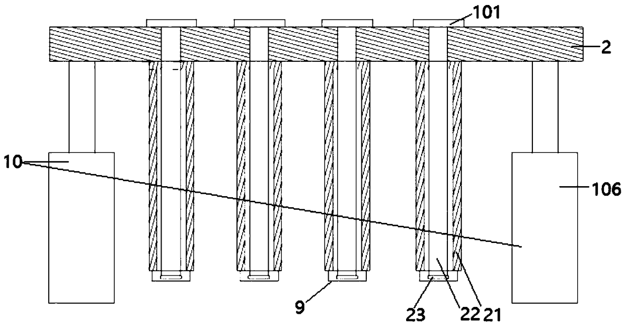 Mussel byssus extracting device and method