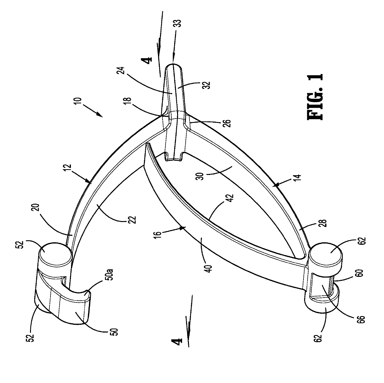 Ligation clip with controlled tissue compression