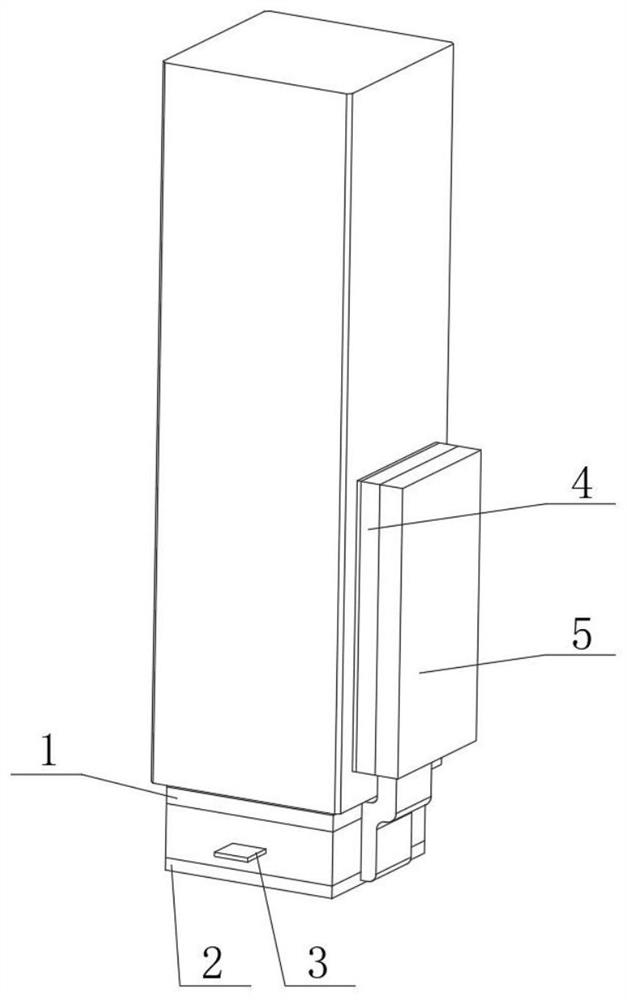 Electronic tag for preventing management and control equipment from flowing