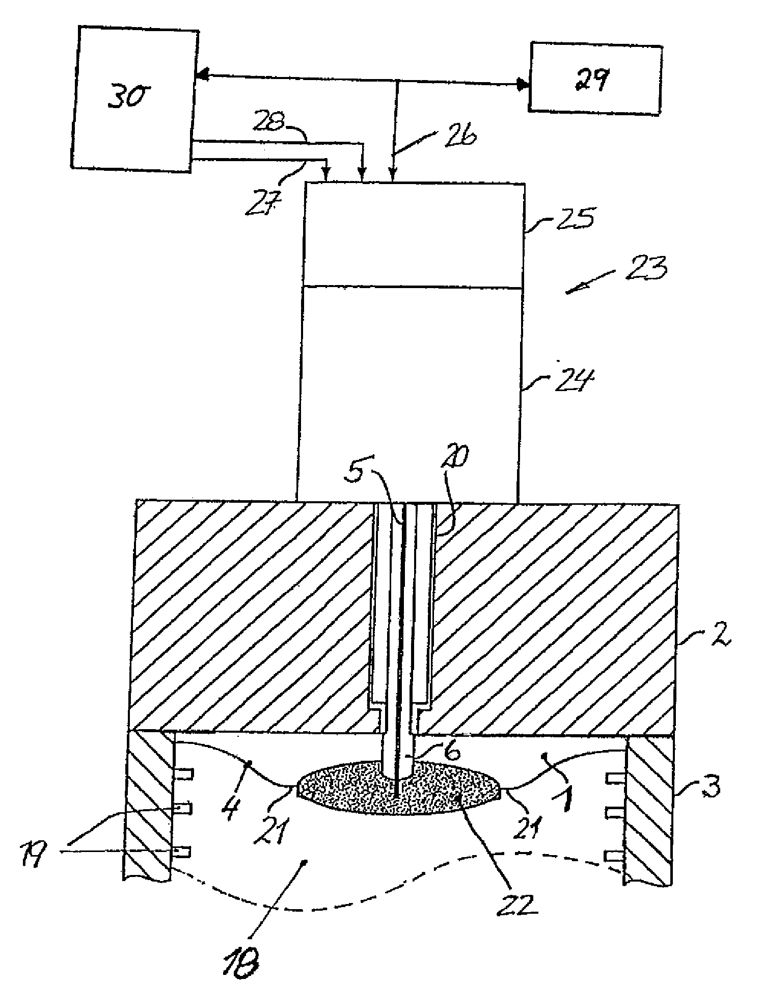 Method for Igniting a Fuel-Air Mixture of a Combustion Chamber, Particularly in an Internal Combustion Engine by Generating a Corona Discharge