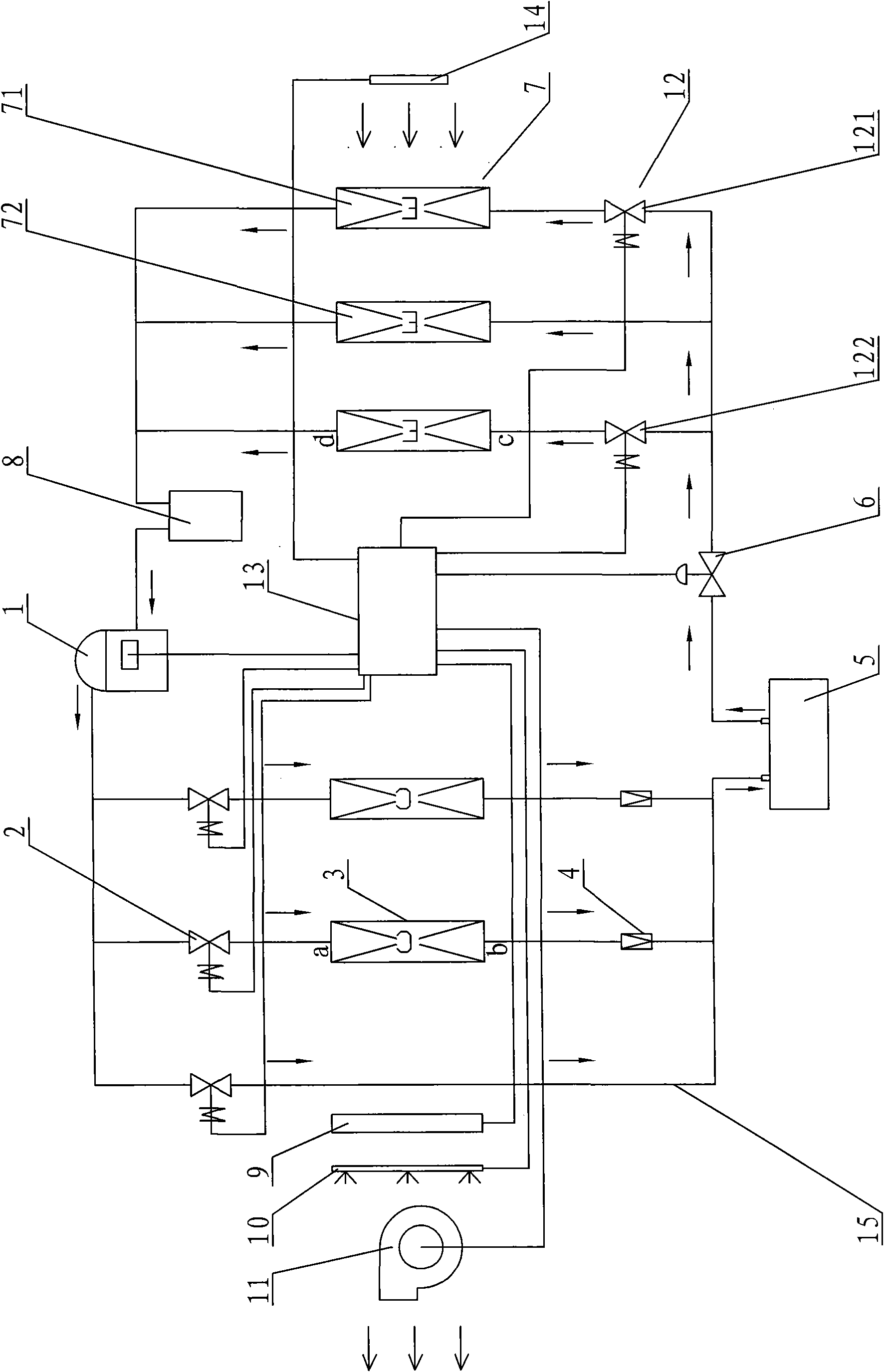 High-accuracy energy-saving constant-temperature constant-moisture air conditioner and control method thereof