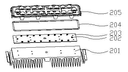 Manufacturing process of light emitting diode (LED) module group and LED module group