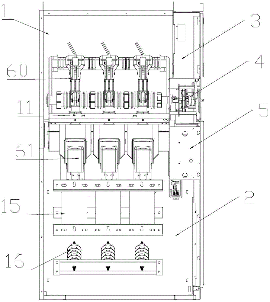 Switchgear integrated in a modular smart grid