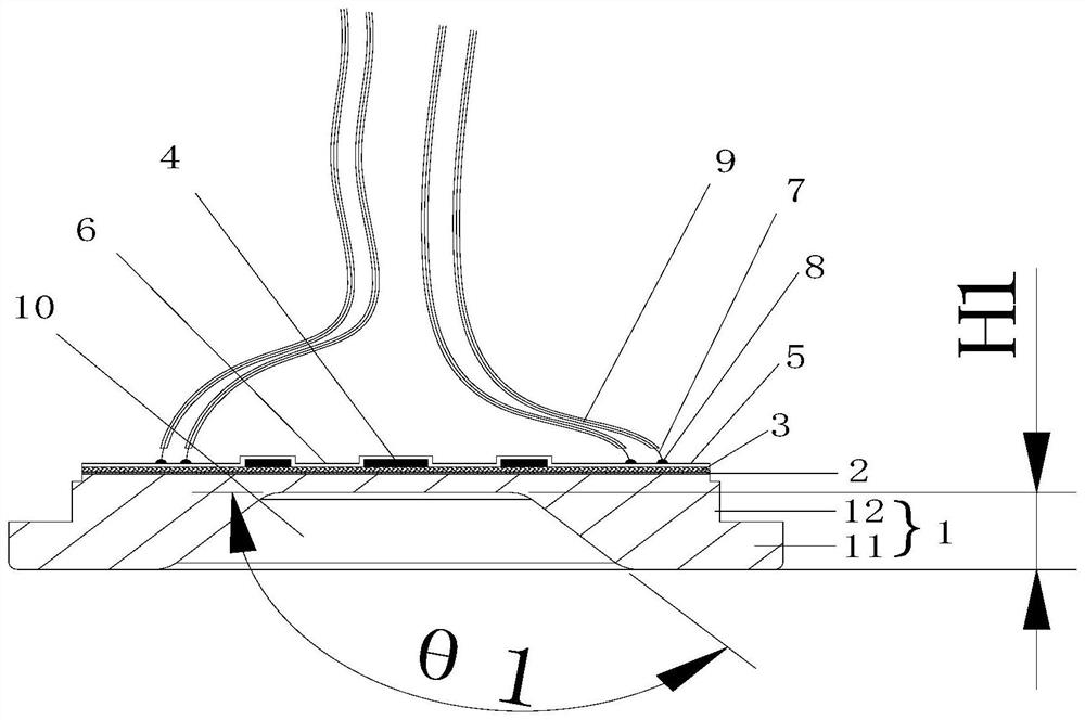 Pressure sensitive element resistant to high temperature particle erosion and its preparation method and sputtered thin film pressure sensor