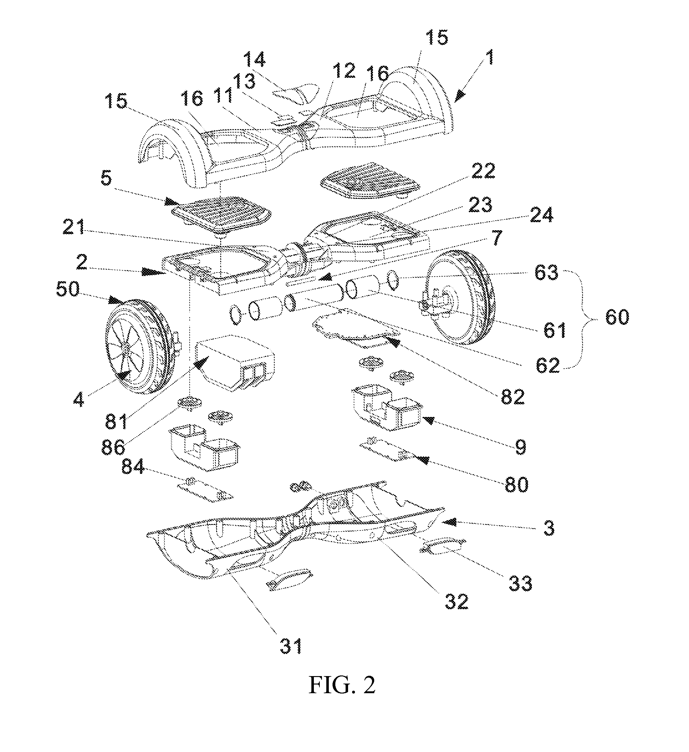 Electric self-balancing vehicle