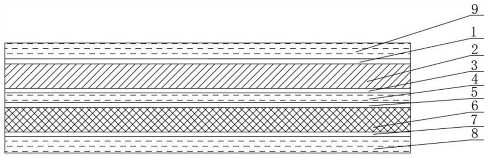 Piezoresistive composite tactile sensor and production method thereof