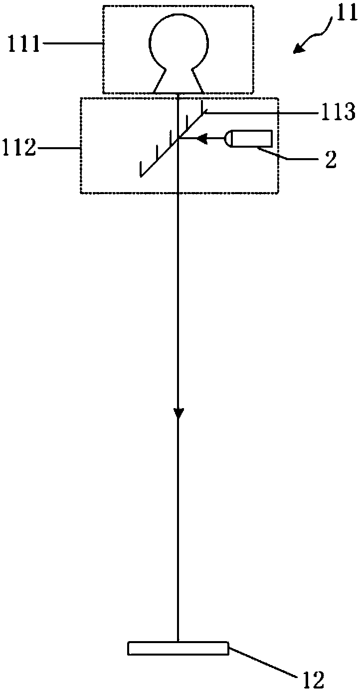 Positioning device for assisting C-arm in fluoroscopy, C-arm X-ray machine and positioning method