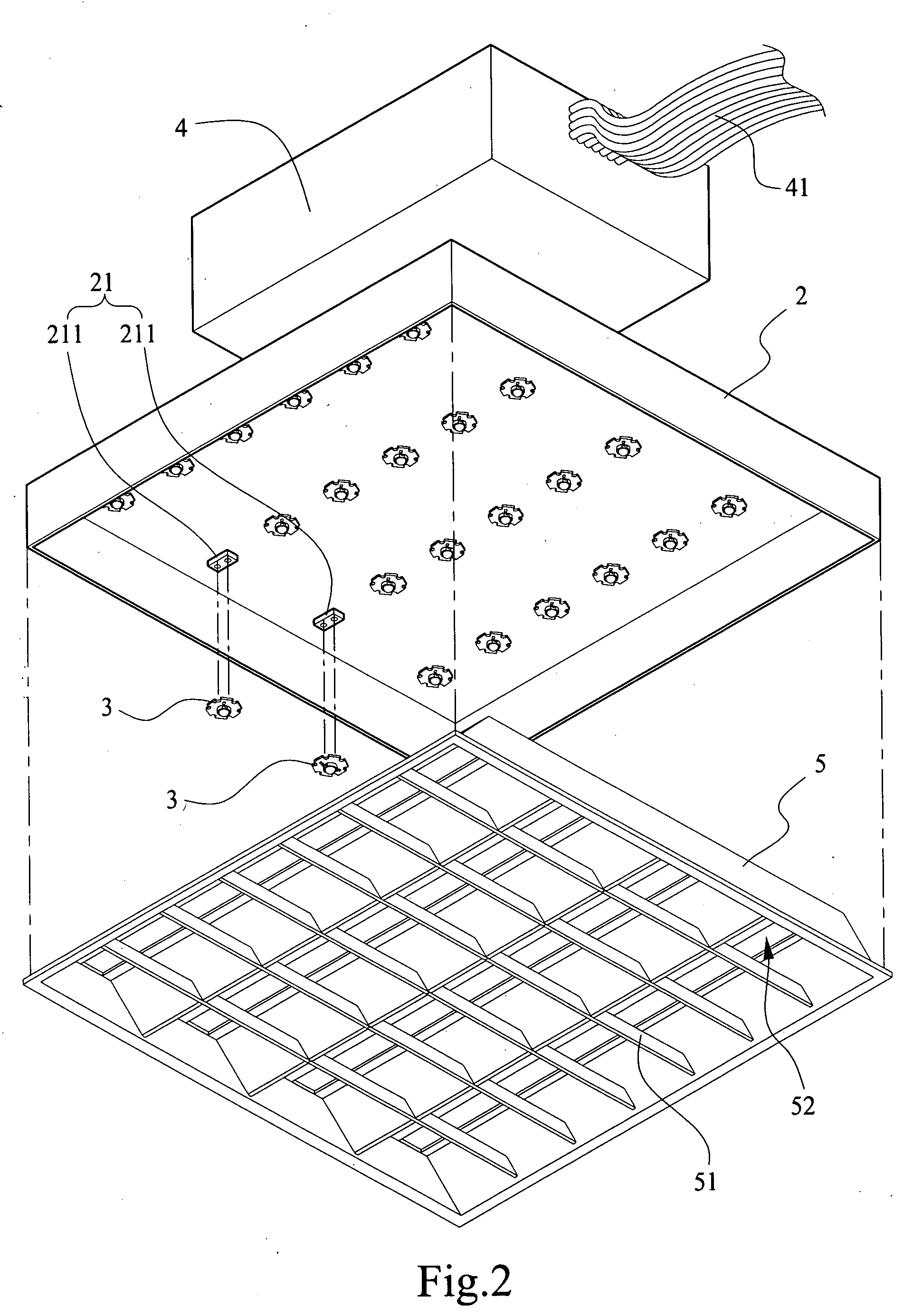 LED light group lamp