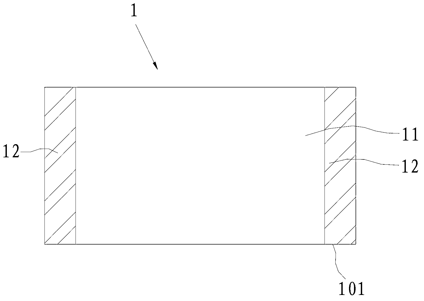 Electronic device encapsulated with welding end ring and electronic equipment provided with electronic device