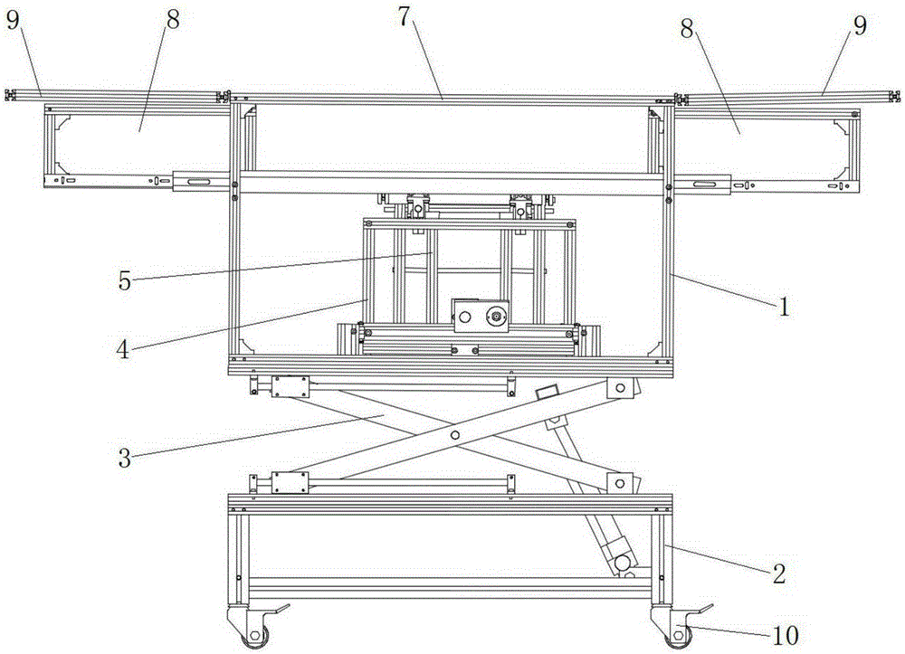 Multifunctional rostrum used for multimedia teaching