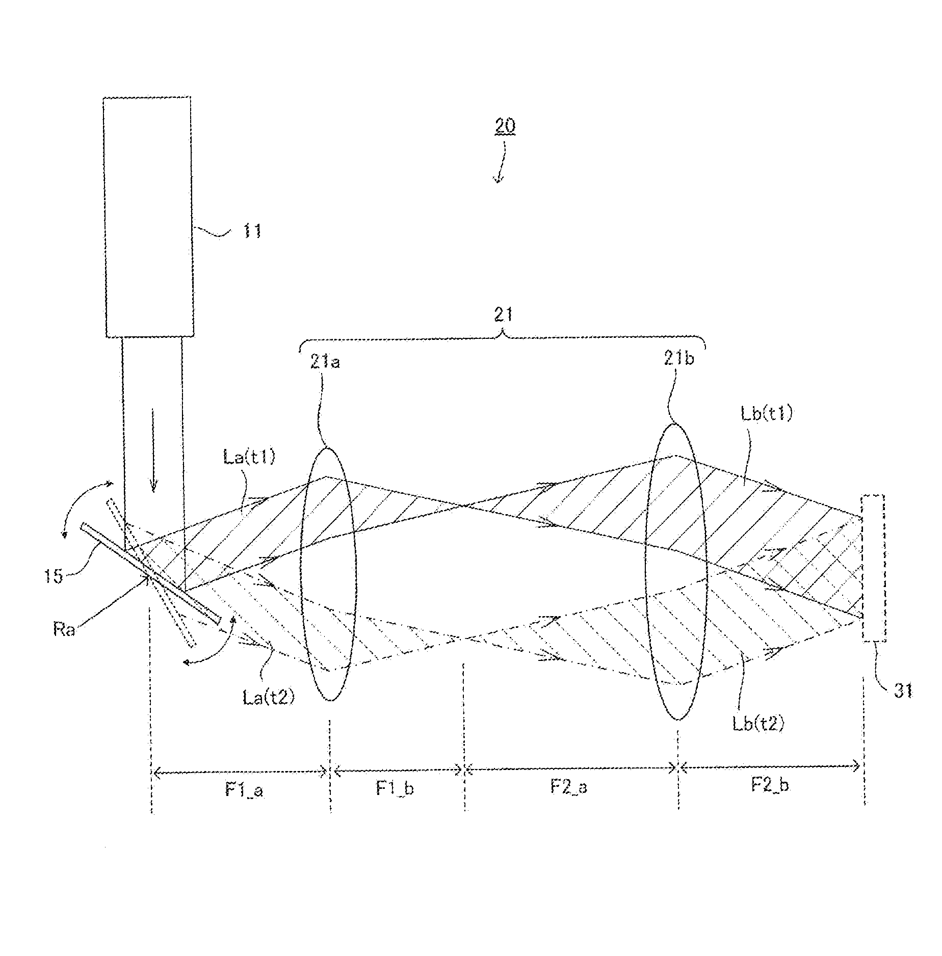 Illumination device, projection type image display device, and optical device