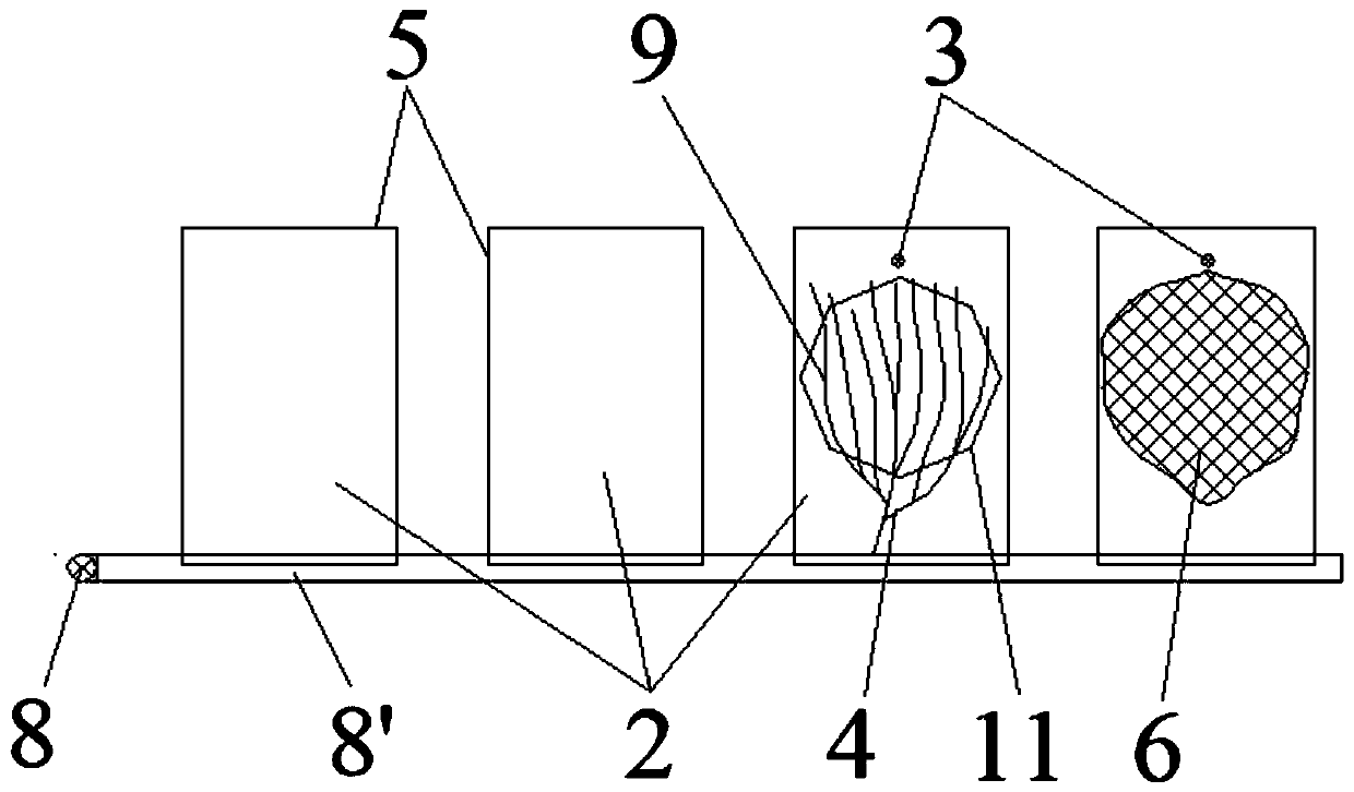 Frozen soil layer natural gas hydrate horizontal branch well pattern mining system and method