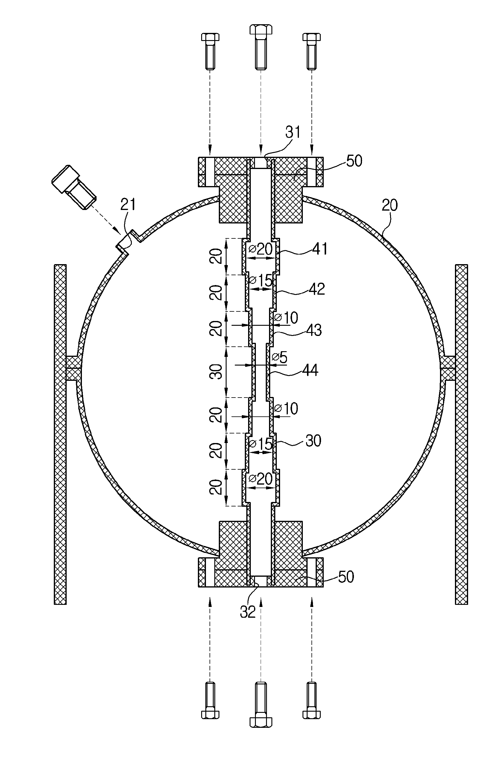 Phantom for evaluating performance of magnetic resonance imaging apparatus using ultra high field