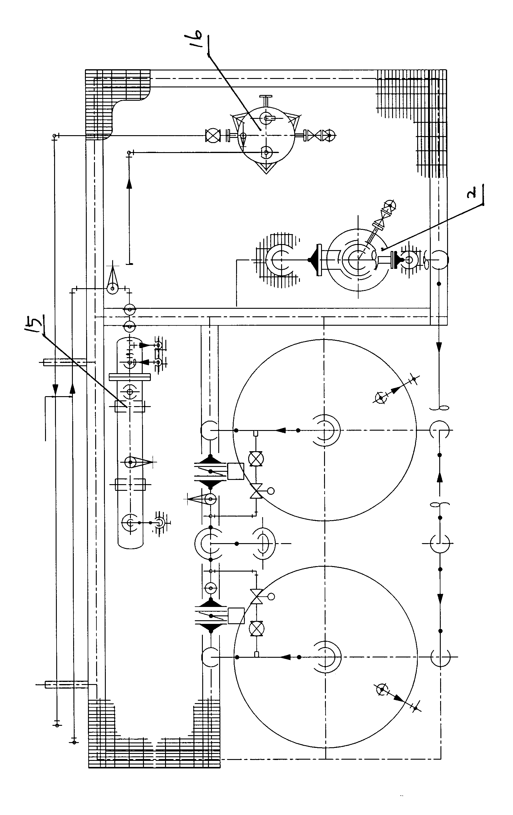 Integrated exhaust gas recovery device