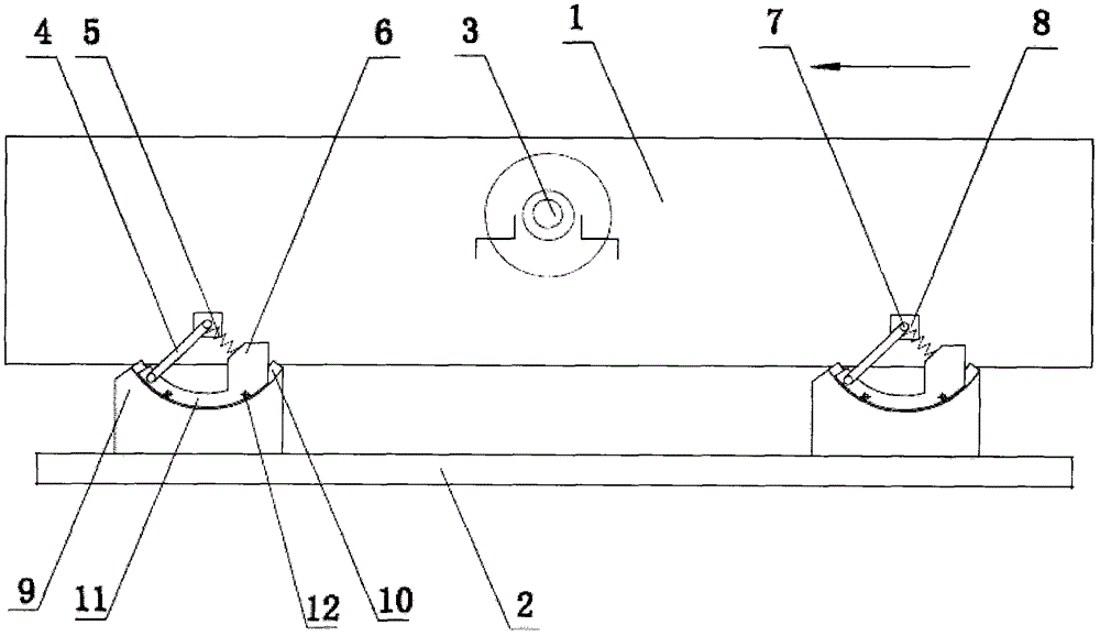 A single-axis linear motion track vibration device