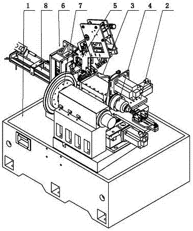 Once-forming valve grinding machine