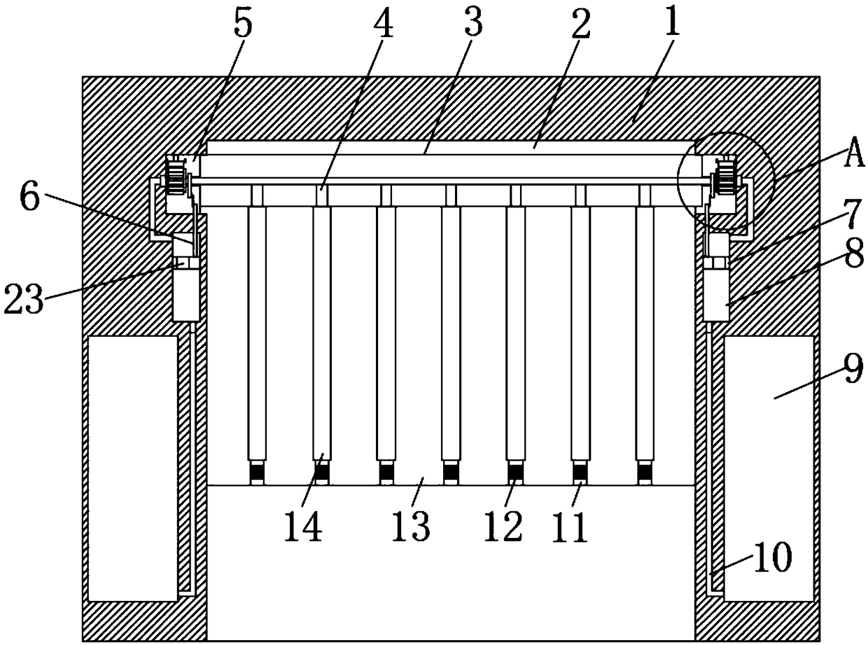 Self-trigger fireproof roller blind