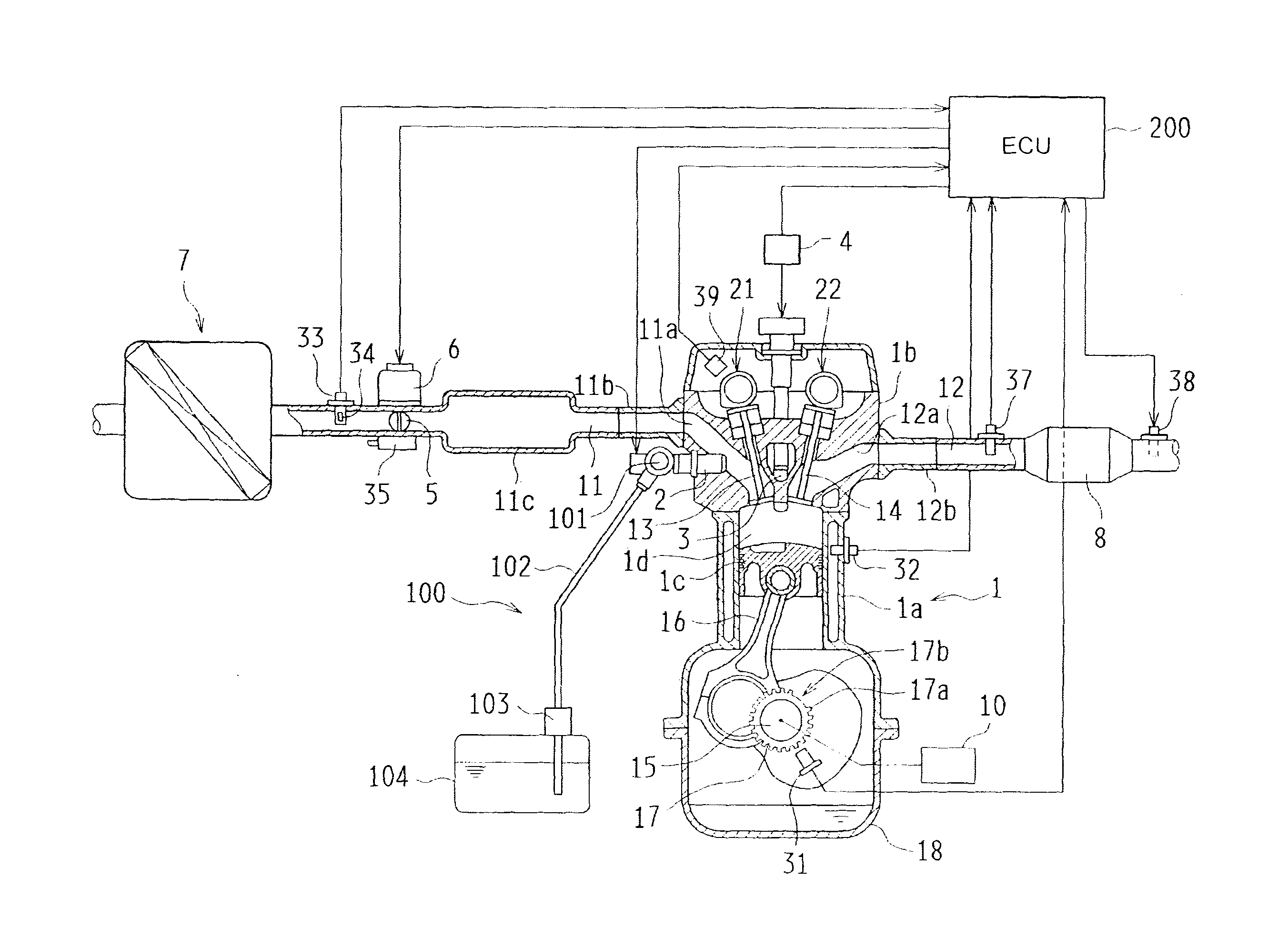 Control device and control method for internal combustion engine