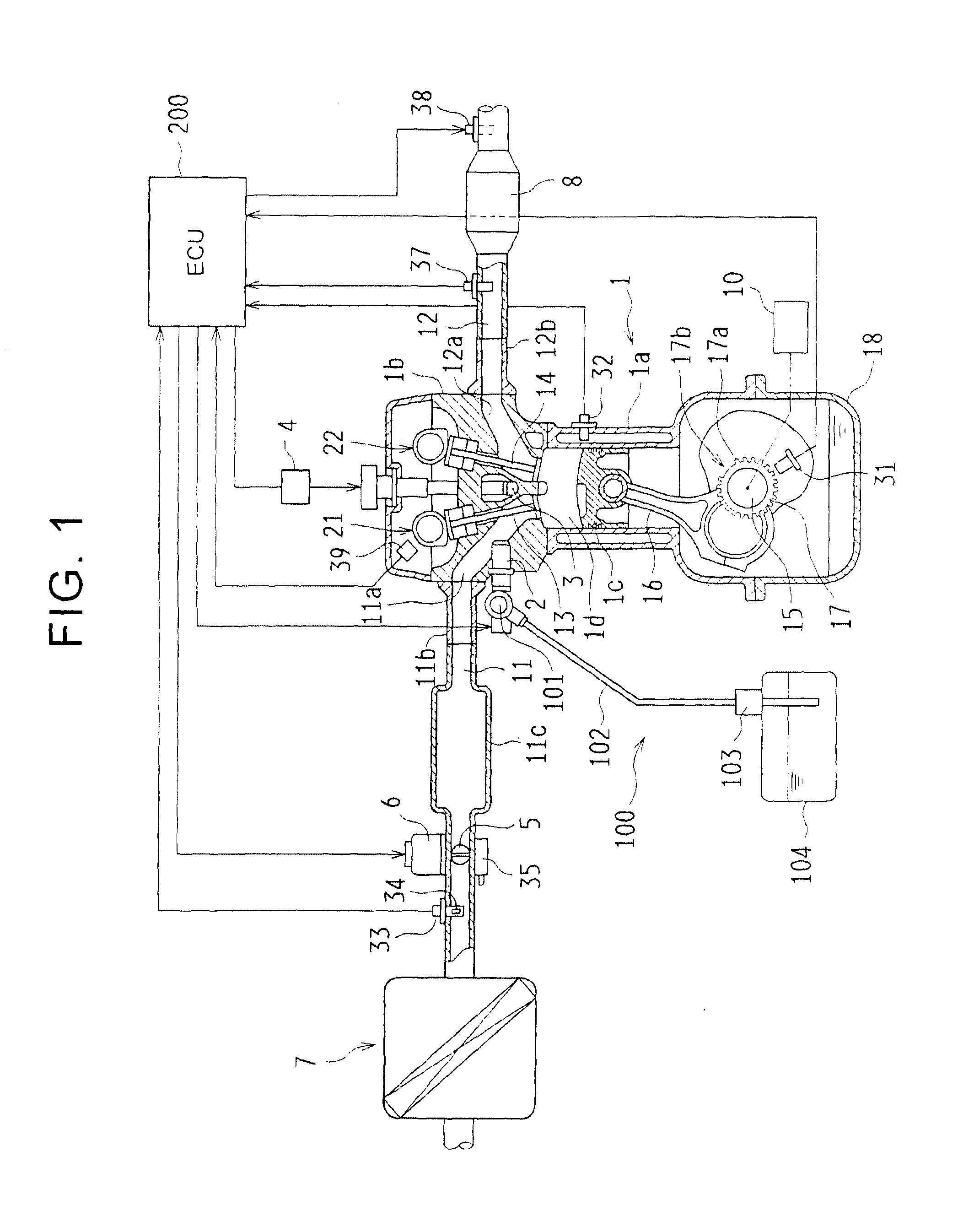 Control device and control method for internal combustion engine