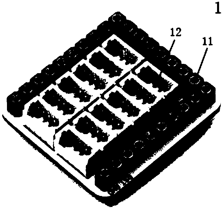 Stacking-type splicing electronic building block