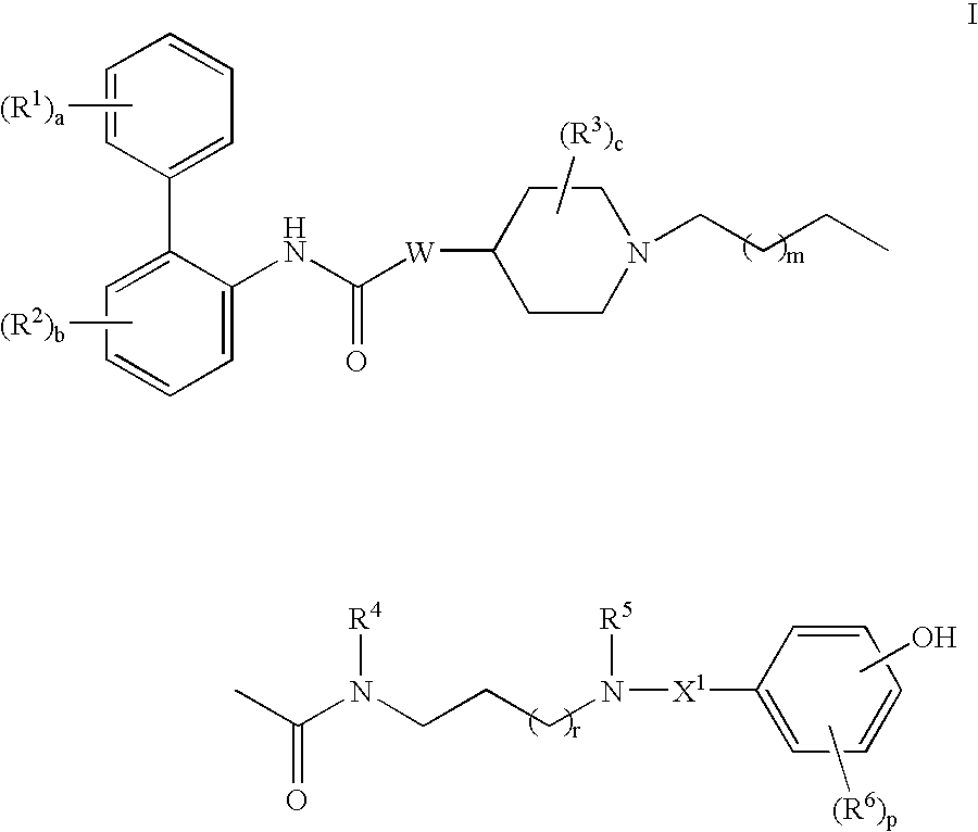 Biphenyl compounds useful as muscarinic receptor antagonists