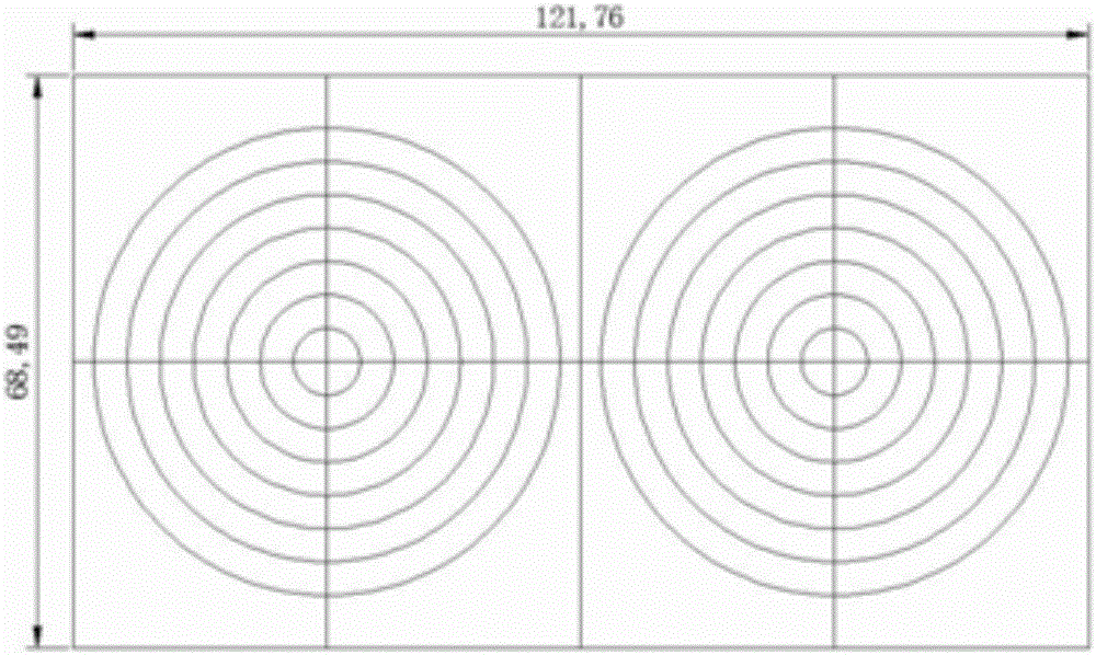 Virtuality-reality head-mounted display equipment distortion parameter measuring method