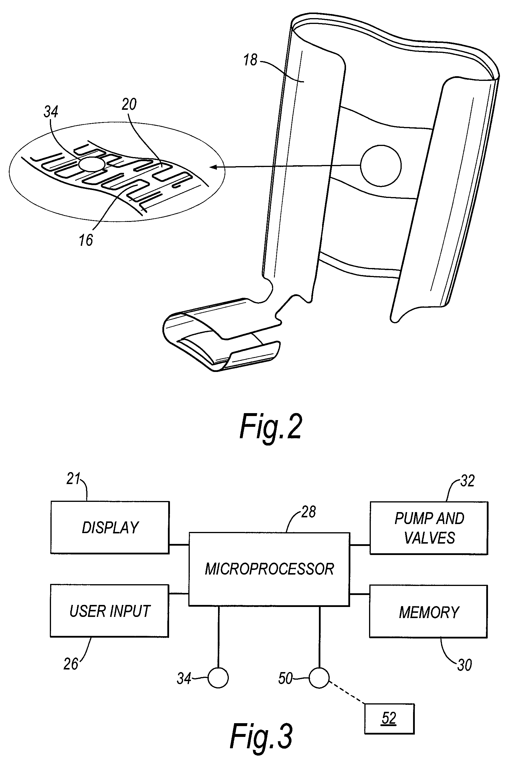 Pressurized medical device