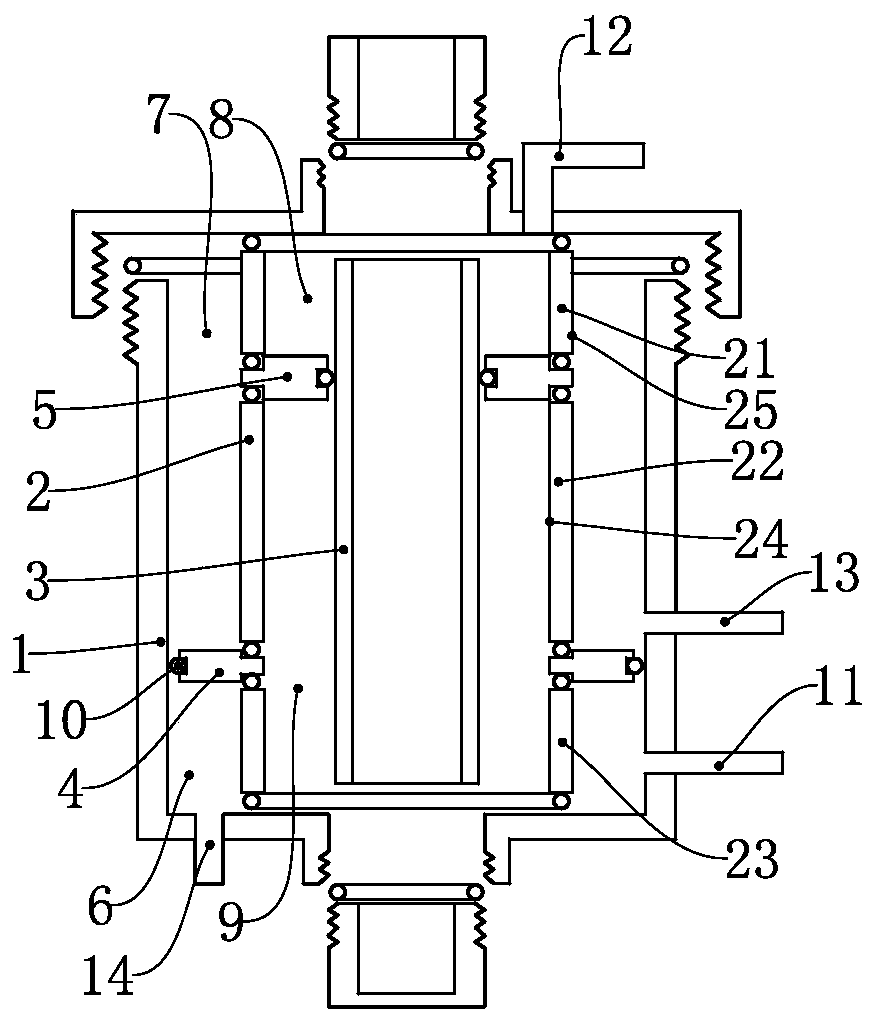 Photocatalysis-nanofiltration ceramic membrane advanced water purification and treatment device and preparation method thereof