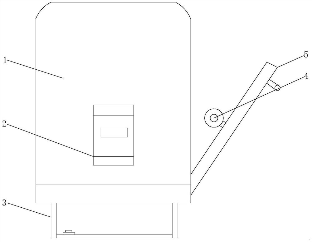 A mechanical device for ship falling into water rescue