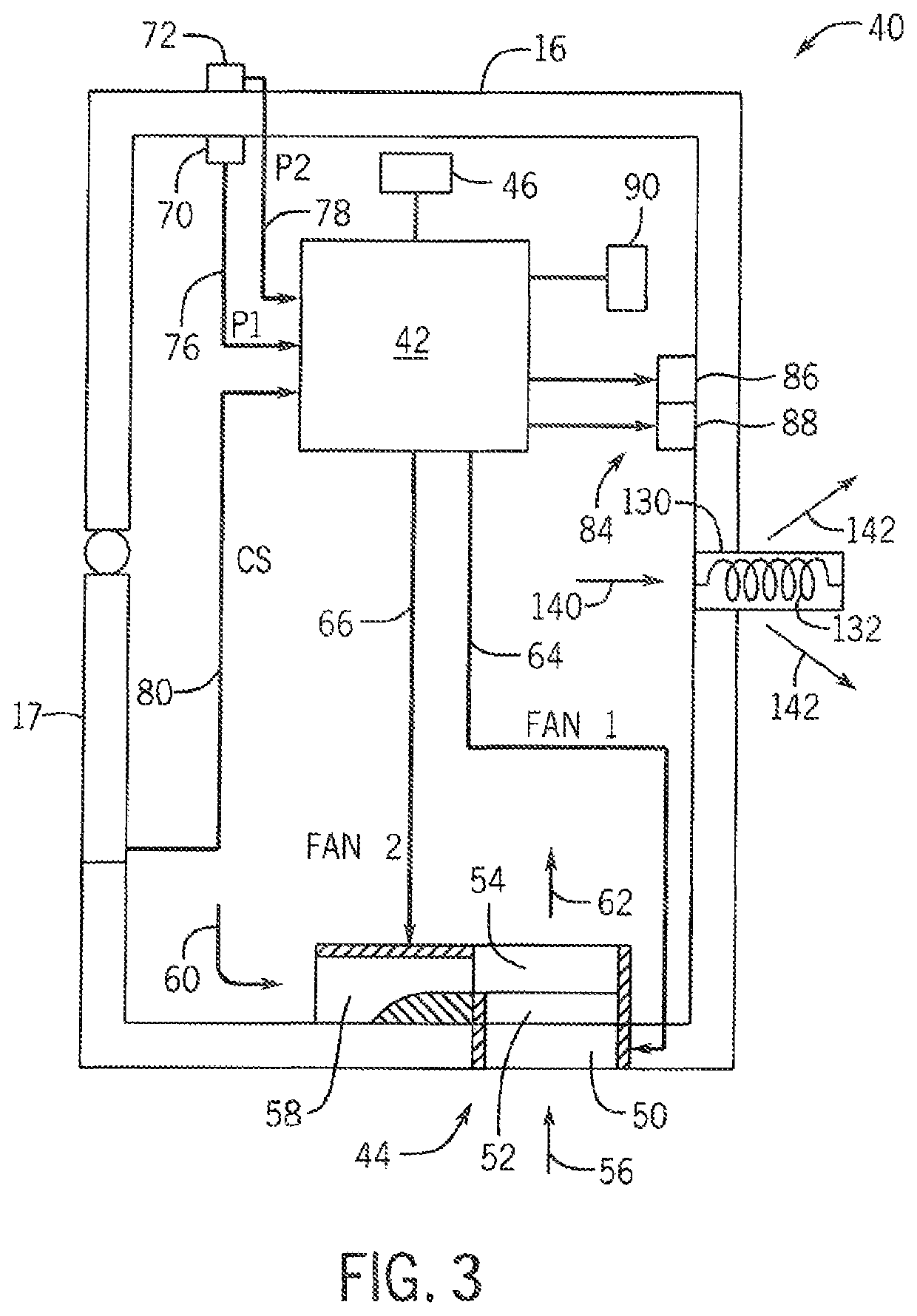 Overpressure prevention system for an agricultural machine