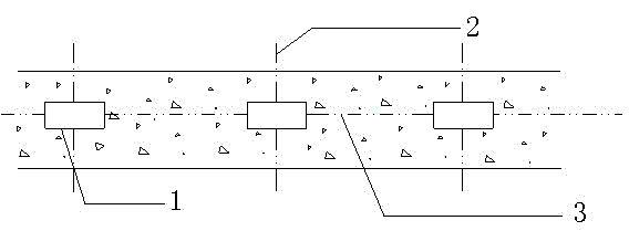 Construction method of exterior hidden frame supported glass curtain wall