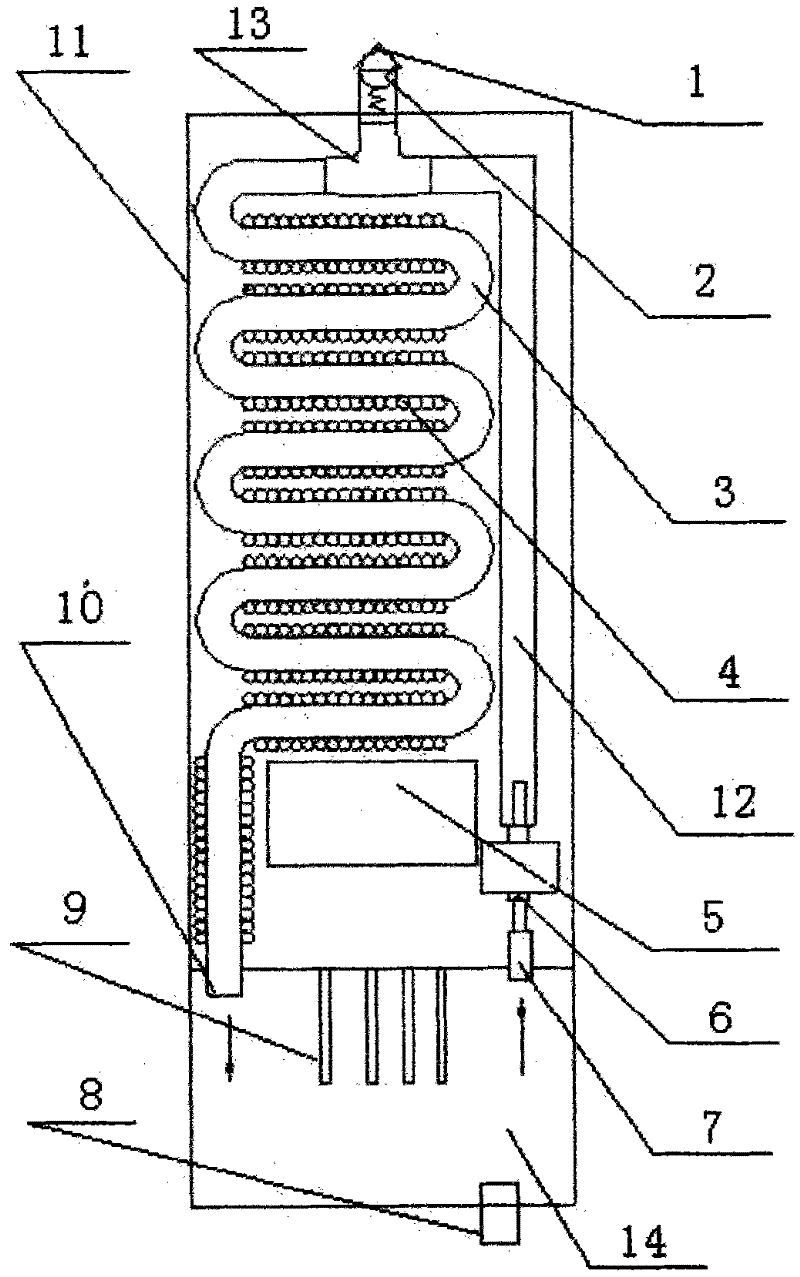 Water heat system adaptive electronic descaling device