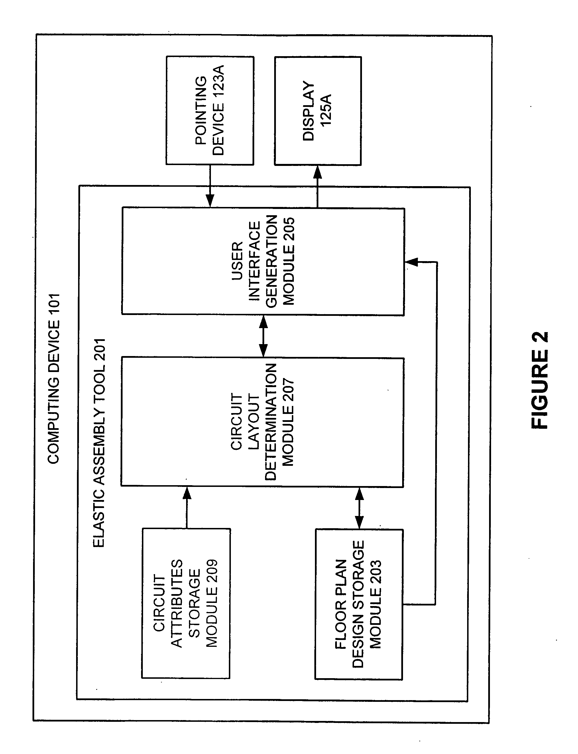 Elastic assembly floor plan design tool