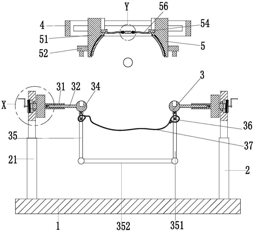 Leg fixing clamp for orthopedic surgery