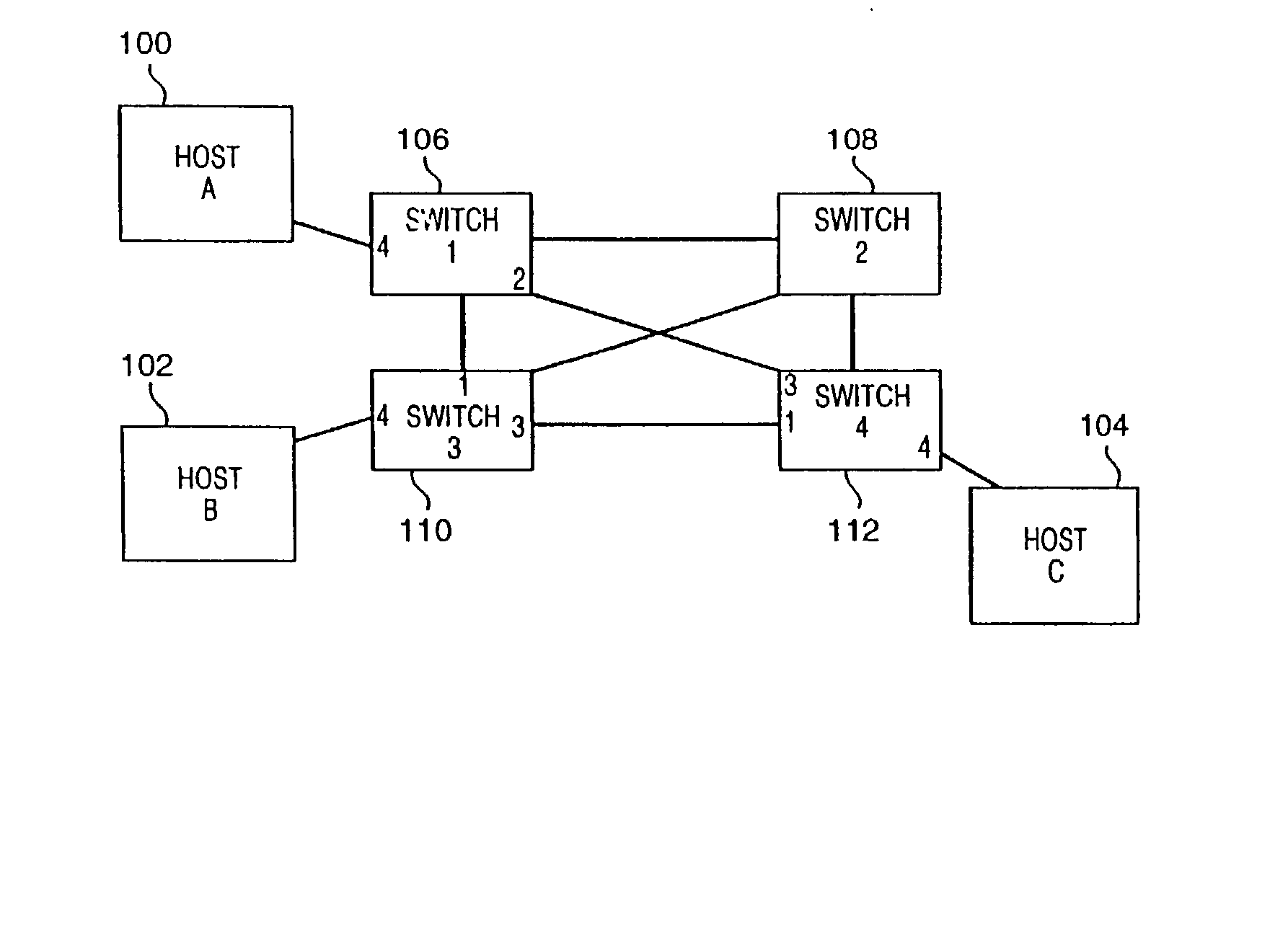 Path recovery on failure in load balancing switch protocols