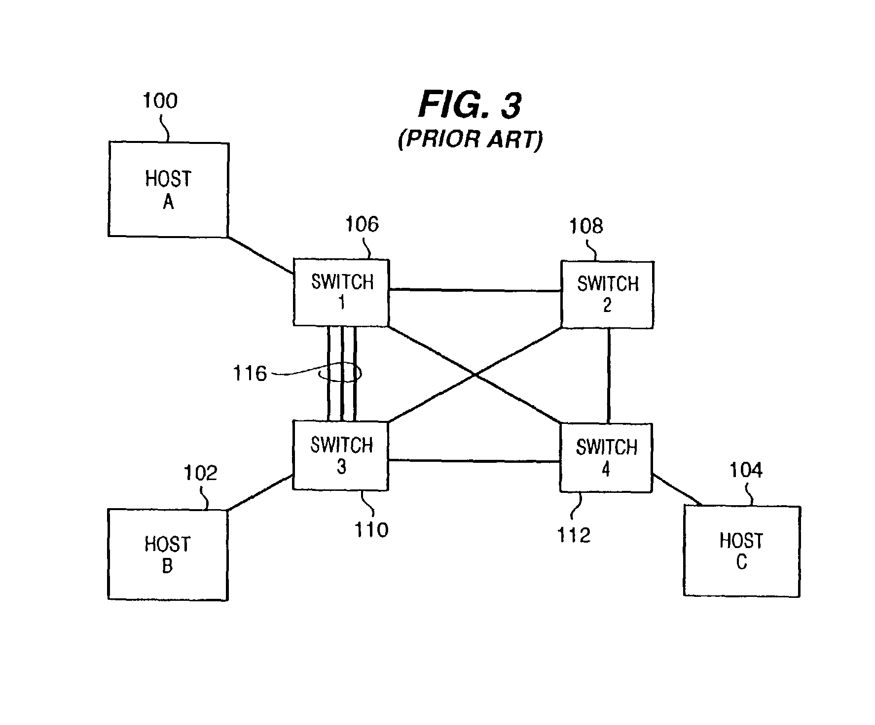 Path recovery on failure in load balancing switch protocols