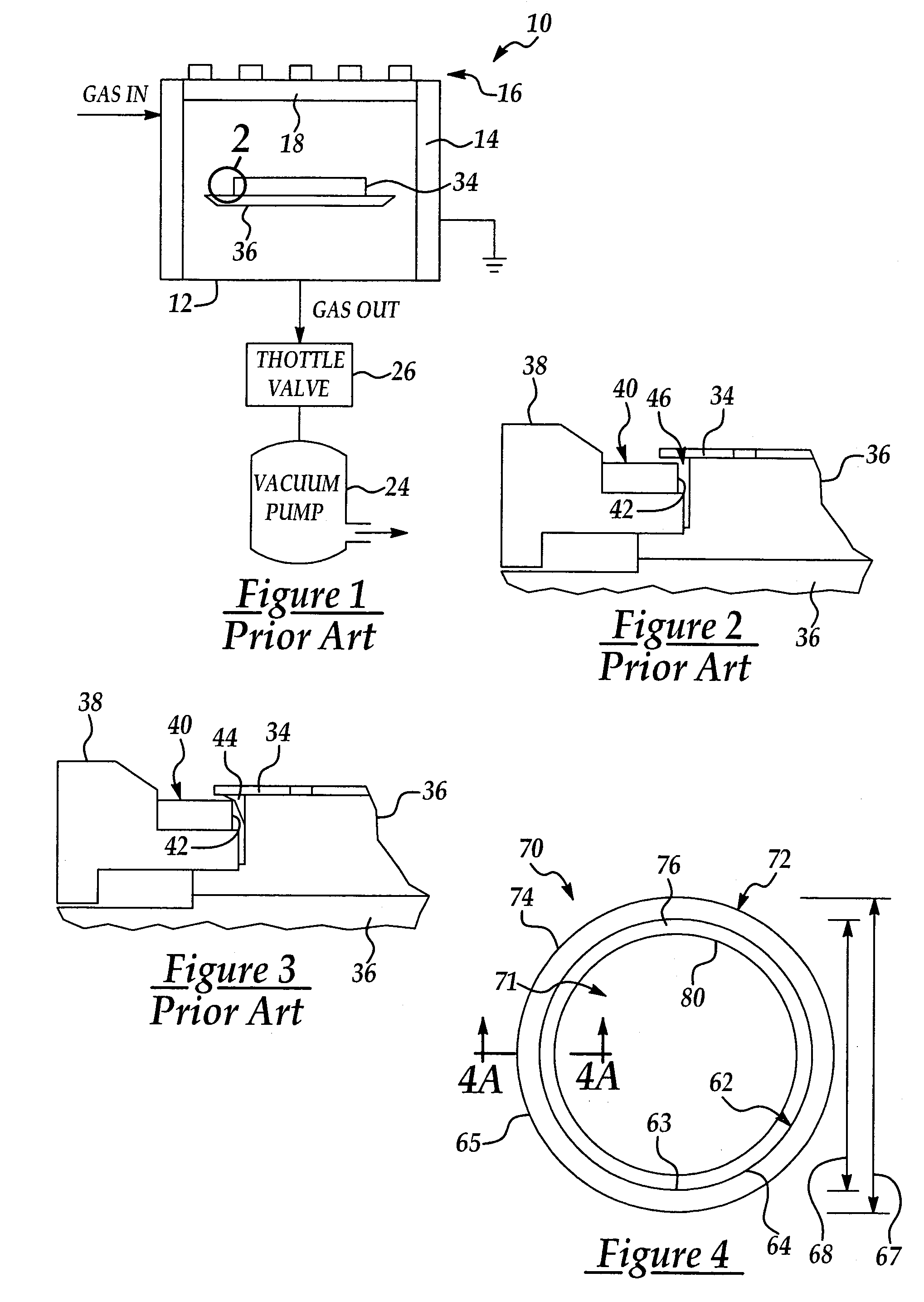 Step edge insert ring for etch chamber