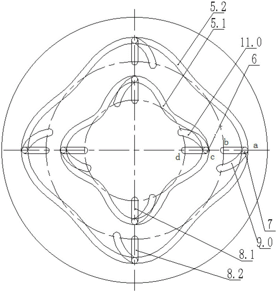 Movable tooth cam mechanism capable of achieving single-shaft constant-speed input and double-shaft variable-speed swing output